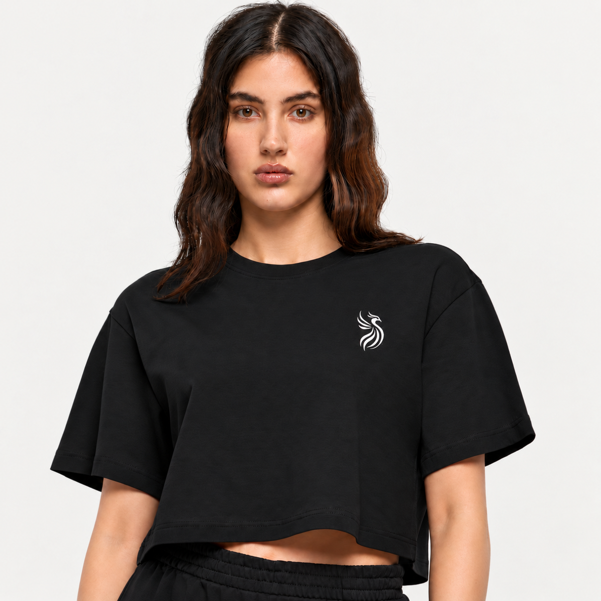 Ascend Oversized Crop Tee